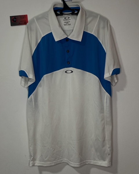 Polo Golf Branca e Azul