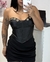 Cropped Argola Courino Preto - comprar online