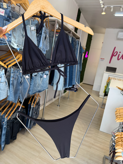Biquíni Fita Poliamida Preto - comprar online
