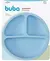 Prato De Silicone Com Ventosa Pratinho Com Divisoria Buba Az