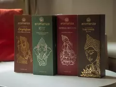 Kit Sahumerios Organicos Aromanza x 30 Unid. + Porta Sahumerio - tienda online