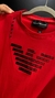 Camisa Armani Alto Relevo Vermelha - comprar online