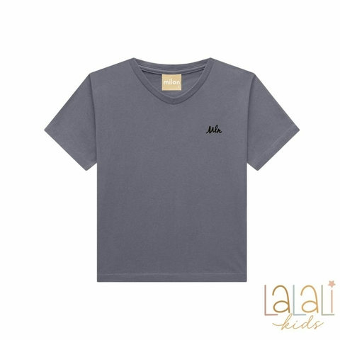 Camiseta Flamê Cinza - Milon