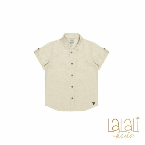 Camisa de Sarja Bege - Alakazoo