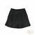 Conjunto Infantil Blusa Off White e Saia Shorts Preta - LaLaLi Kids