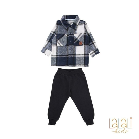 Conjunto Infantil Masculino Xadrez - comprar online