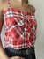 Top "Cuadrille rojo" - tienda online