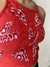 Top "Bandana Love" Rojo - comprar online