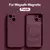 Capa magnética de silicone para iPhone, Magsafe Case, carga sem fio, Capa Acessórios, iPhone 11, 13, 12, 14, 15 Pro Max, Plus, Original - R1SHOP