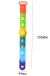 Pulseira Pop It Fidget Brinquedo de Silicone de Apertar Anti Stress