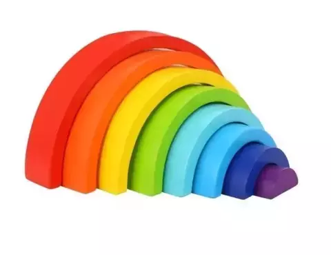 Arco-Íris de Madeira | Empilhar