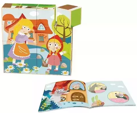 Quebra Cabeça Blocos - Chapeuzinho Vermelho