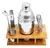 Set coctelero + base de bambú - comprar online