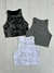 Top halter algodon brillo estampado