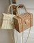 Bolsa Quadrada Palha