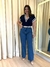 Calça wide leg