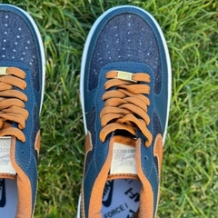 NIKE AIR FORCE 1 CUERO/JEAN TOP PREMIUM - tienda online