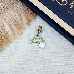 BERLOQUE ARCO IRIS RESINADO COM NUVEM