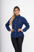 Camisa Jeans feminina Clássica Escura