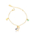 PULSEIRA INFANTIL SEMIJOIA UNICÓRNIO