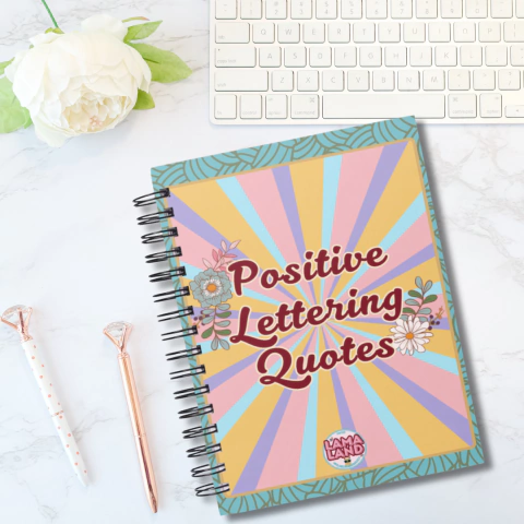 Cuaderno colorear Lettering Quotes - comprar en línea