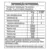 Informação nutricional do pré-treino Diabo Verde - sabor energético