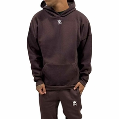 Buzo Canguro Bm / Chocolate