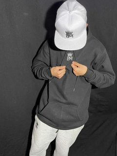 Buzo Canguro Bm / Negro - comprar online