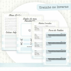 Caderneta de Vacina Ursinho Inverno - comprar online