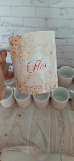 Xícaras Personalizadas Alfabeto - lidipersonalizados
