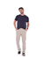 Calça Masculina Reta Sarja Elastano Sport Fino Bege Claro/Areia 3015 - comprar online