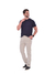 Calça Masculina Reta Sarja Elastano Sport Fino Bege Claro/Areia 3015 - comprar online