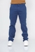Calça Masculina Reta Sarja Elastano Sport Fino Azul Indigo 3018 - comprar online