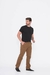 Imagem do Calça Masculina Reta Sarja Elastano Sport Fino Caramelo 3019