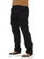 Calça Masculina Cargo Reta Sarja Elastano Bolso lateral - comprar online