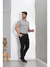 Imagem do Calça masculina Slim Sarja Elastano Sport Fino Social Preto R.3700