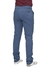 Calça masculina Slim Sarja Elastano Sport Fino Social Azul Petroleo R.3709
