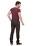 Calça masculina Slim Sarja Elastano Sport Fino Social Marrom R.3734 - loja online