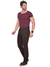 Calça masculina Slim Sarja Elastano Sport Fino Social Marrom R.3734 - comprar online