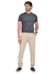 Calça Masculina Slim Sarja elastano Sport Fino Bolso faca Social Bege Claro/Areia 3740 - loja online