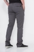 Calça Masculina Slim Sarja elastano Sport Fino Bolso faca Social Cinza Escuro 3742 na internet