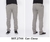Calça Masculina Slim Sarja elastano Sport Fino Bolso faca Social Cinza 3744
