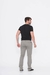 Imagem do Calça Masculina Slim Sarja elastano Sport Fino Bolso faca Social Cinza 3744