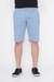 Imagem do Bermuda Masculina Sarja Sport Fino Social Elastano Azul Claro R.602