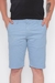 Bermuda Masculina Sarja Sport Fino Social Elastano Azul Claro R.602 - Malloy Jeans