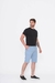 Bermuda Masculina Sarja Sport Fino Social Elastano Azul Claro R.602 na internet
