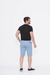 Bermuda Masculina Sarja Sport Fino Social Elastano Azul Claro R.602 - comprar online