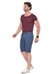 Imagem do Bermuda Masculina Sarja Sport Fino Social Elastano Azul Petroleo R.604