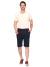 Imagem do Bermuda Masculina Sarja Sport Fino Social Elastano Azul marinho R.651