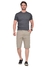 Bermuda Masculina Sarja Sport Fino Social Elastano Cinza R.688 - comprar online
